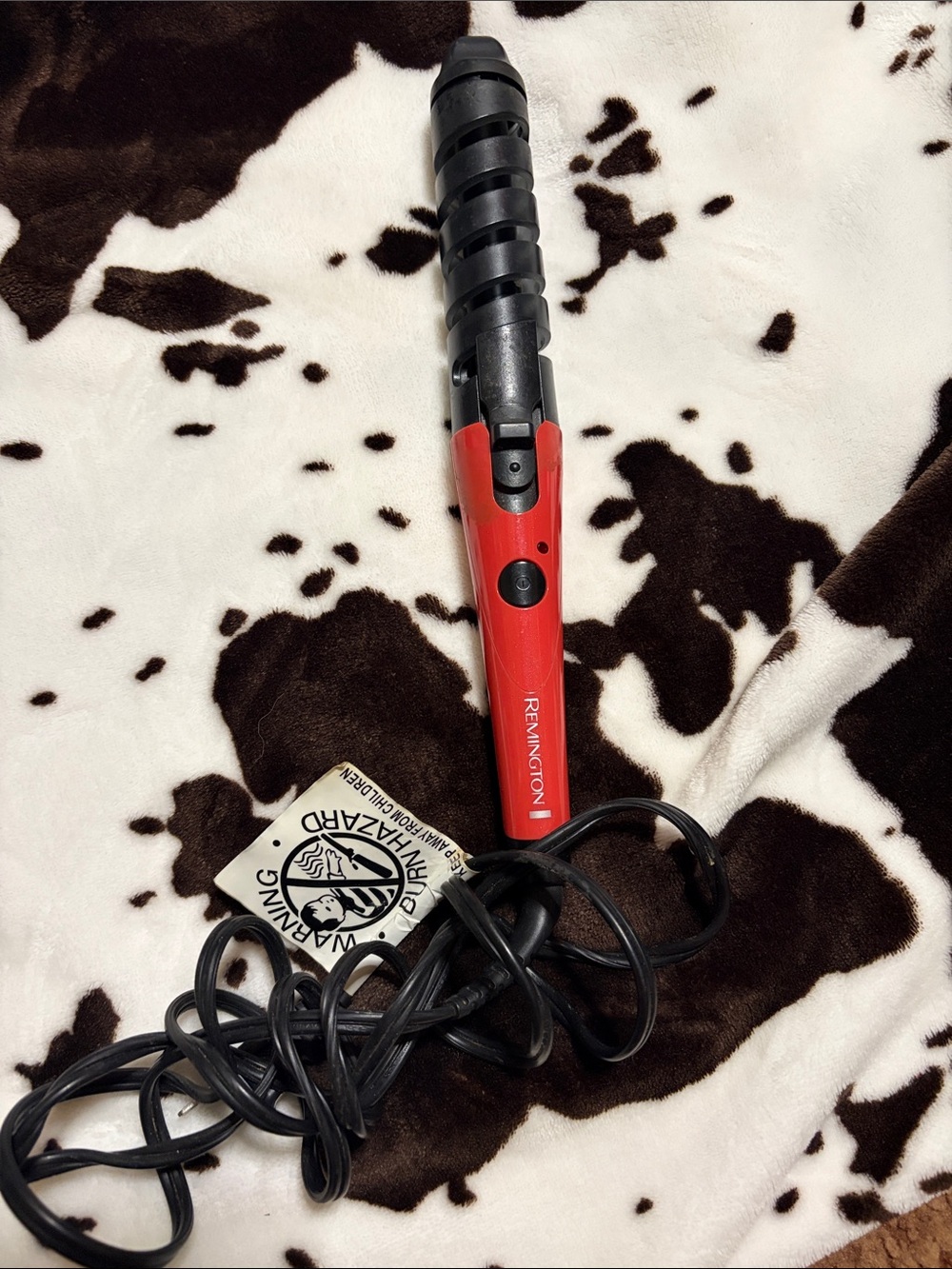 Remington Red and Black Corded Curling Tool